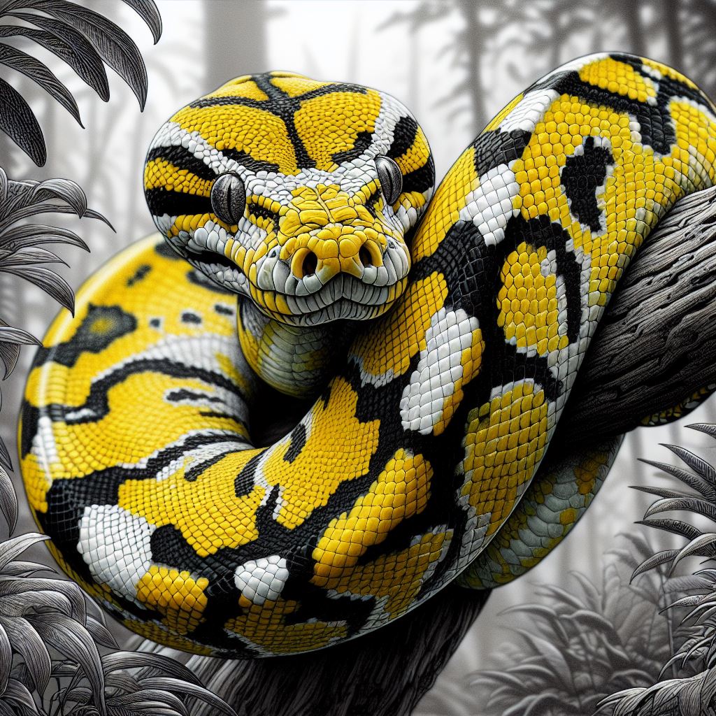 Python Jaune